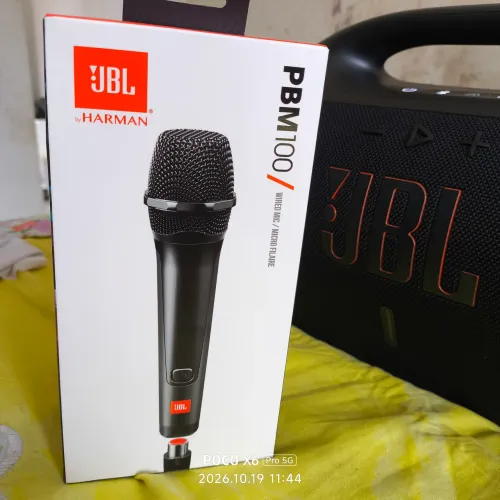 Microfone JBL PBM100 Original + Cabo e Adaptador