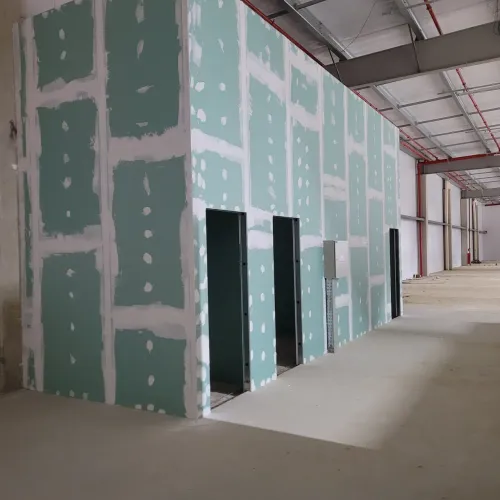 Divisórias, eucatex e drywall 