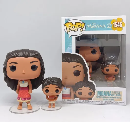 Novo Funko Pop Moana & little sis simea