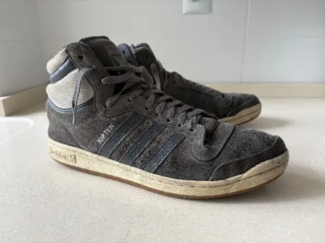 Tênis Adidas Top Ten Couro Natural - Tam. 45 (12.5 Us)
