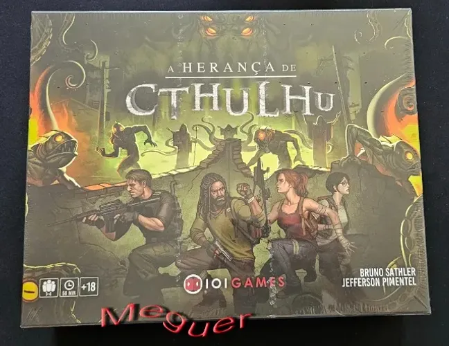 A Herança de Cthulhu Novo Jogo de Tabuleiro 101 Games Boardgame