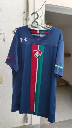 Camisa Under Armour f Fluminense azul GG jogador 2019 