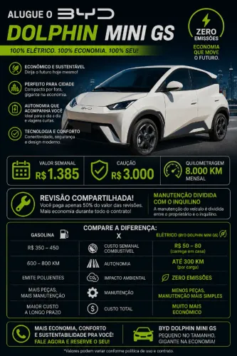 BYD Dolphin Mini (Elétrico) 2024