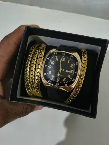 Relógio pulseira cordão 