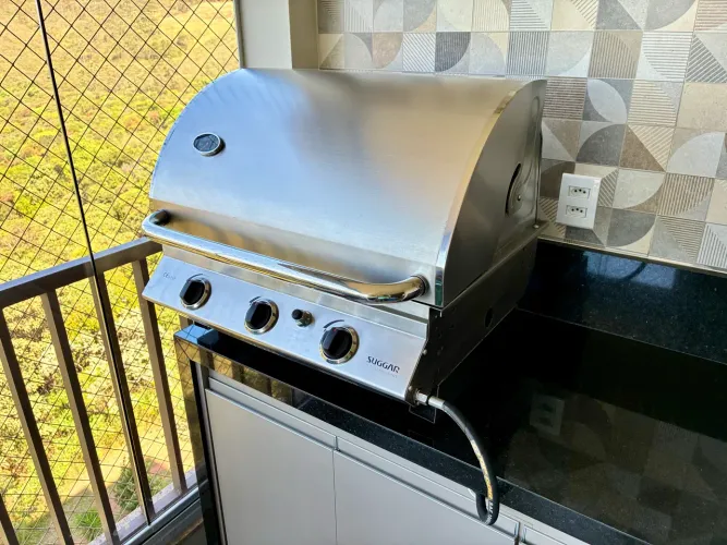 Churrasqueira para Bancada Inox à Gás Suggar