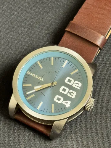 Relógio Diesel Masculino Original - Pulseira de Couro | Estilo Casual