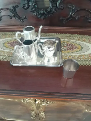 Conjunto de 5 peças prata 90 centenária
