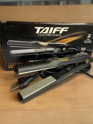 Chapinha Prancha Chapa Diamante Look 200230° Preta - Taiff an5