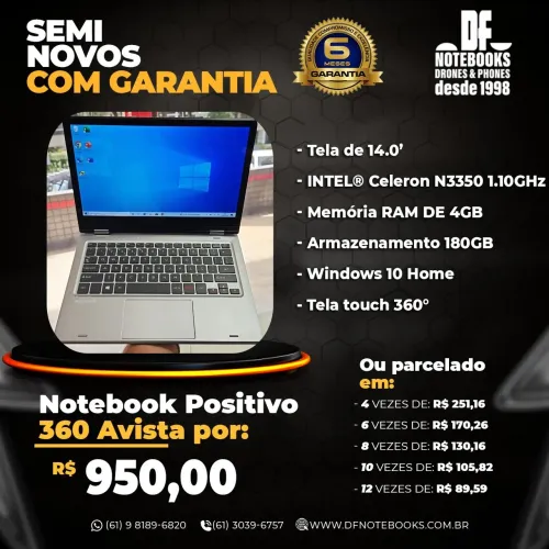 Notebook Positivo