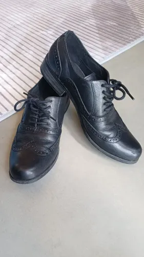 Oxford Preto em Couro | Estilo Vintage Chic