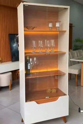 CRISTALEIRA ATENAS NEW COM LED R$ 1.499,00