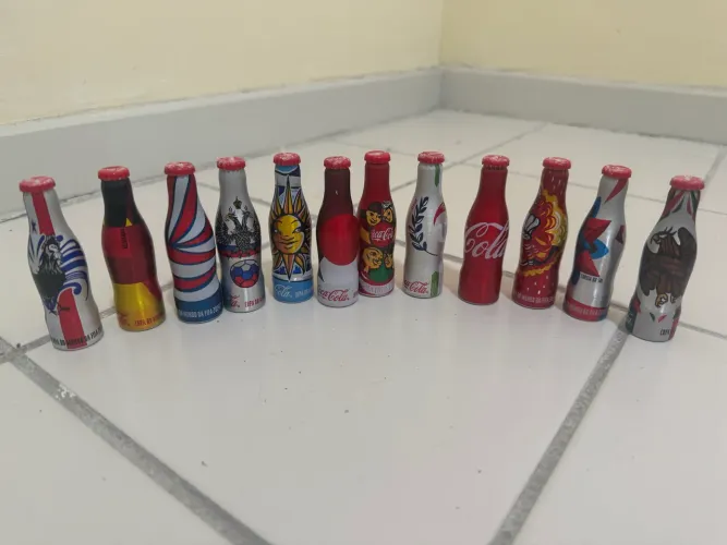 Mini Garrafas Coca-Cola Copa 2014