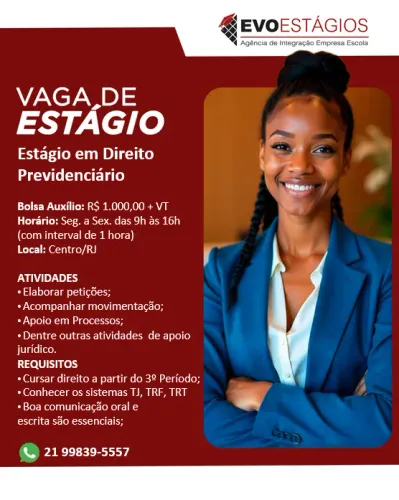 Estágio em Direito Previdenciário
