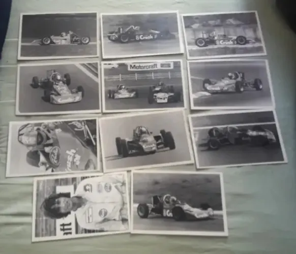 Automobilismo - 11 Fotos de carros e piloto da Equipe Crush - 1977