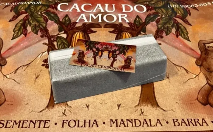 500g de Cacau Puro e Orgânico chocolate 100% e natural