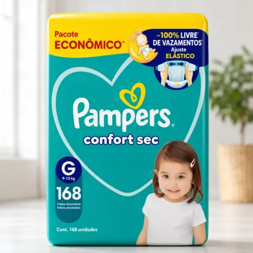 Fralda Pampers Confort Sec Ultra G