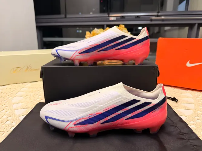 Chuteira de Campo - Adidas F50 Hyperfast Elite LL (sem cadarço) 41 BR - Ed. World Cup