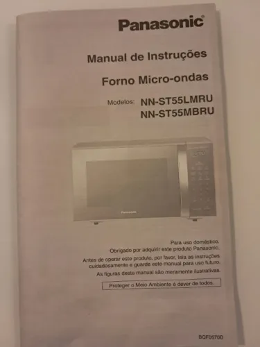 Vendo micro ondas seminovo Panasonic mod NN-ST55LMRU de 27l 220v dupla refeição semi novo