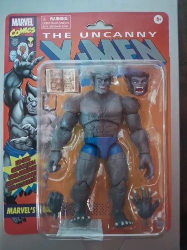 Fera Xmen uncanny retro hasbro exatamente como na foto