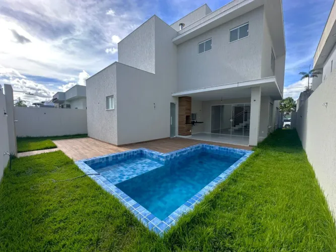 Casa para Venda em Camaçari, Jardim Limoeiro, 4 dormitórios, 3 suítes, 4 banheiros, 2 vaga
