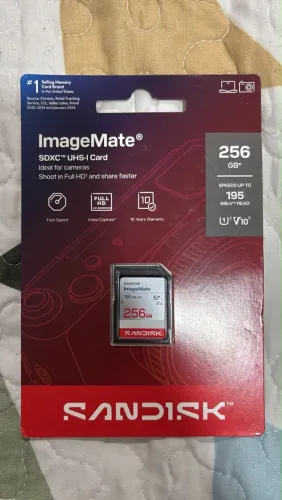 Cartão SD SanDisk ImageMate 256gb SDXC novo