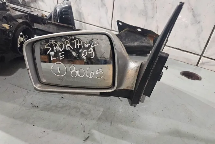 Retrovisor esquerdo Sportage 2005 a 2010 elétrico prata original 
