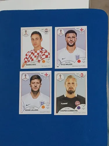 4 figurinhas avulsas copa do mundo de 2018 originais