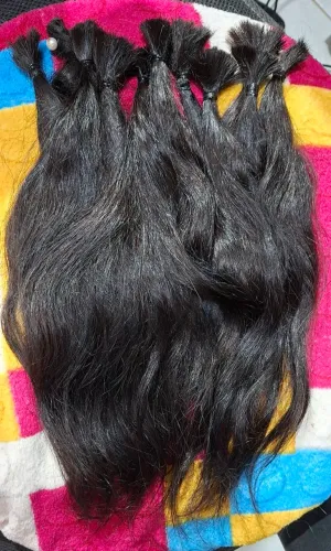 Cabelo Humano Mega Hair Indiano Castanho 35cm 100g