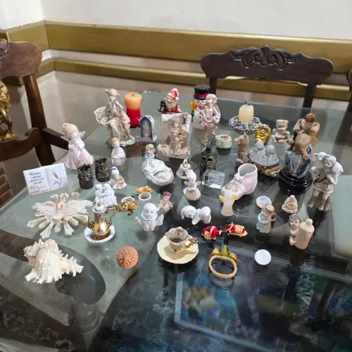 Antiguidades, lote de miudezas decorativas