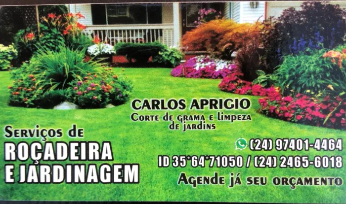 Serviço de Jardinagem e Roçagem.