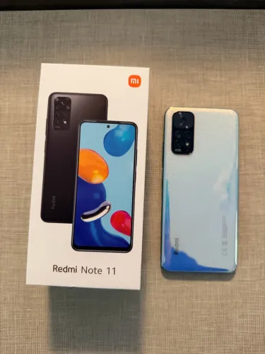 Celular Xiaomi Redmi Note 11 128GB 6GB RAM Star Blue + Caixa