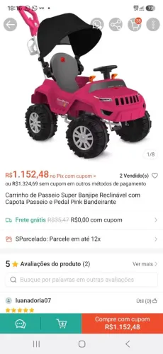 Carrinho passeio