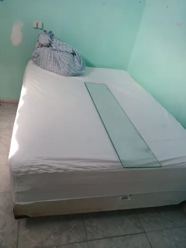 Cama Casal box +colchão 