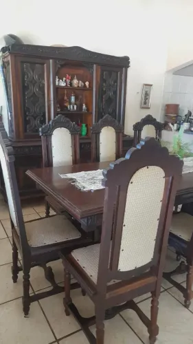 Jogo de mesa de jantar Rústico