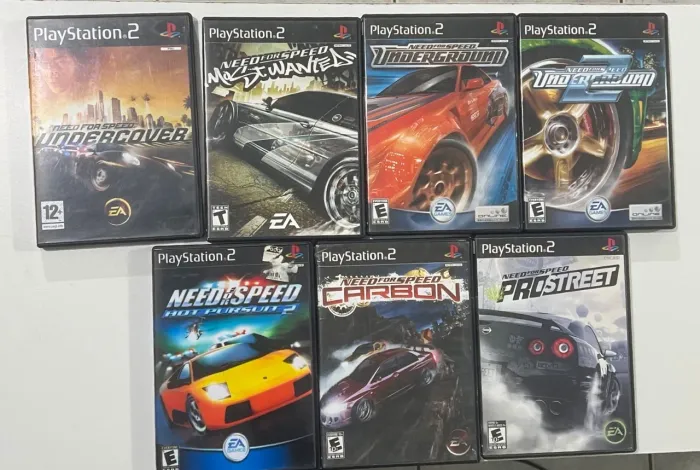 Coleção need for speed ps2