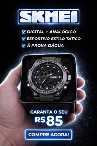 RELÓGIO SKMEI PROVA D'ÁGUA