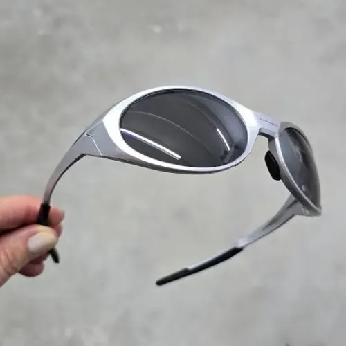 Óculos de sol Oakley Eye Jacket Redux Prata lente preta