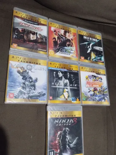 Jogos favoritos todos lacrados