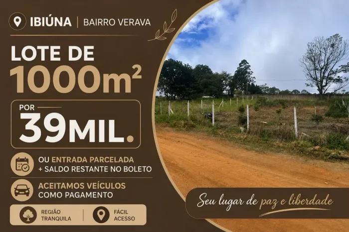 Terreno para Chácara em Ibiúna