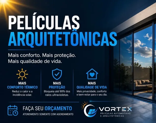 Película Térmica para Vidros | Reduza o Calor do Ambiente