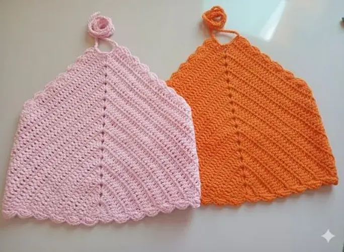 Cropped frente única em croche