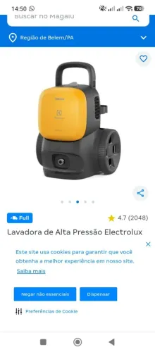 Jato dágua Eletrolux