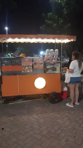Carrinho de lanche completo
