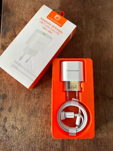 Carregador iPhone H'Maston 30W (Completo)