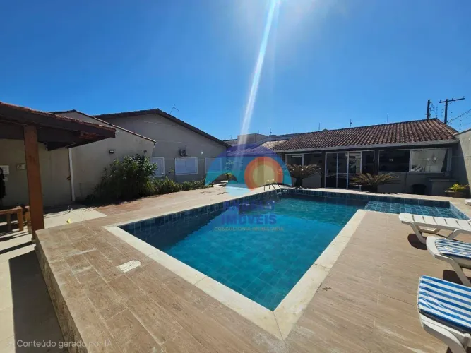 Excelente Casa em dois lotes com piscina e sauna - Balneário São João Batista - Peruíbe/SP