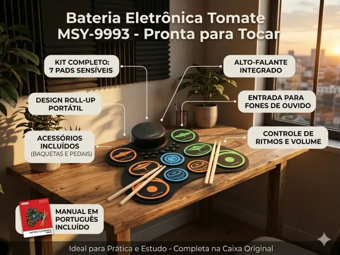 Oportunidade! Bateria elétrica ótimo para presentear 