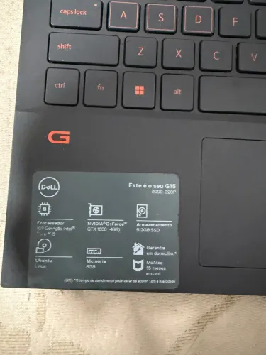 Dell g15 Notebook gamer
