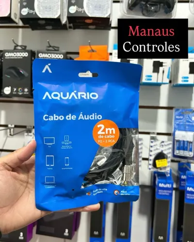 Cabo para Caixa de Som P2 / RCA 2 metros
