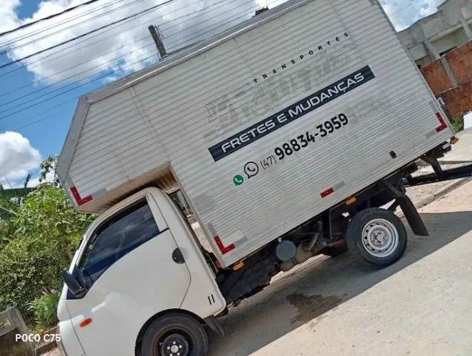 Fretes mudança Joinville araquari região 