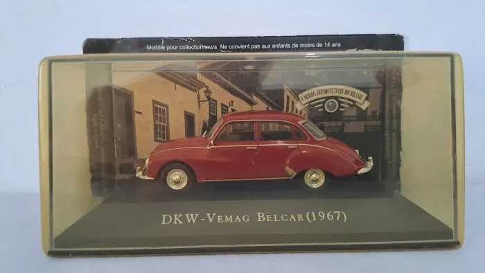 * MT DKW 1:43 Vemag Belcar 1967 Carros Inesquecíveis do Brasil Lacrado no Blister!!!